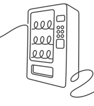 vending machine schets kleiner